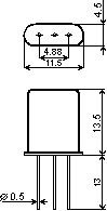 Monolithic Crystal Filter: FP2P6-1-13-70-20k