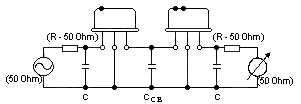 Monolithic Crystal Filter: Measuring Circuit